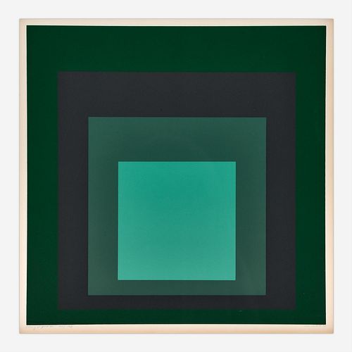 JOSEF ALBERS "CHRYSOPRASE" (1965