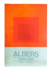 JOSEF ALBERS EXHIBITION POSTER