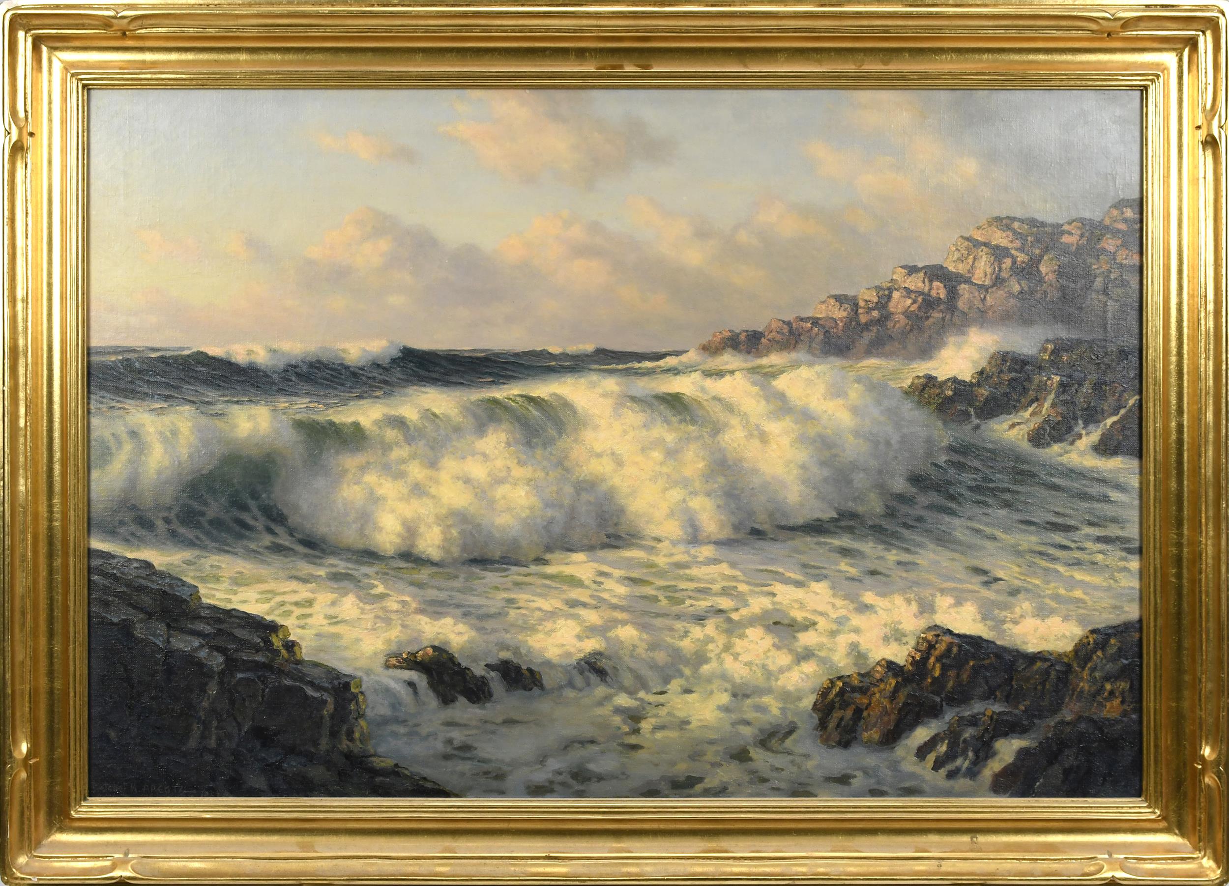 JOSEF ARNETZ O/C, CRASHING WAVES.