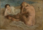 JOSEF FOSHKO, BATHERS, OIL ON