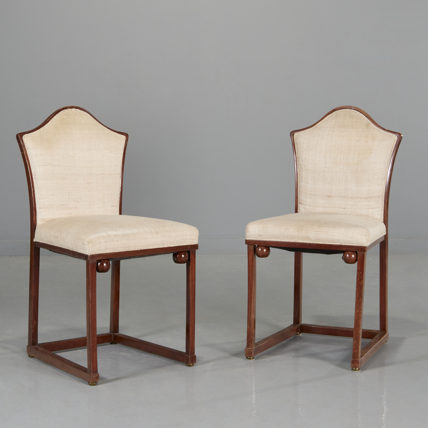 JOSEF HOFFMANN, RARE PAIR SIDE