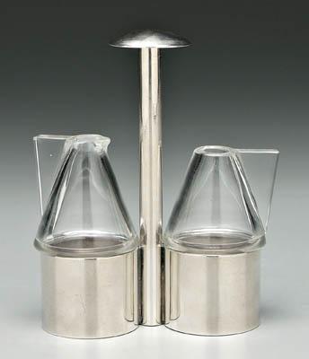 Josef Hoffmann silver/glass