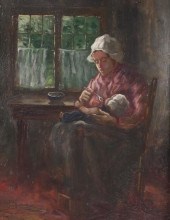 JOSEF ISRAELS, O/P, MOTHER & C
