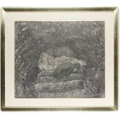 JOSEF JACKERSON, PEN AND INK D