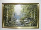 Josef Kugler oil on canvas lan