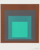 JOSEPH ALBERS, HOMAGE TO THE S