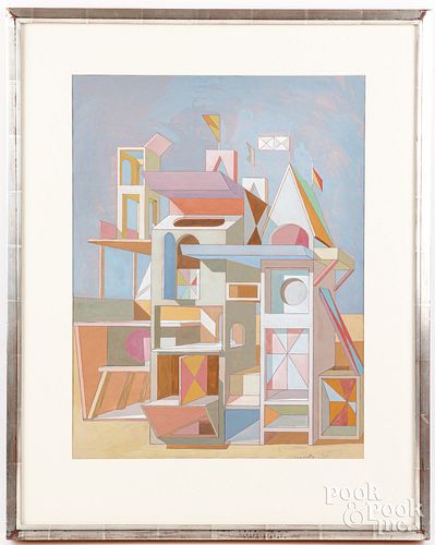 JOSEPH AMAROTICO, GOUACHE ON