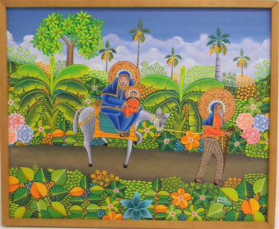 Joseph Augustin  acrylic on canvas