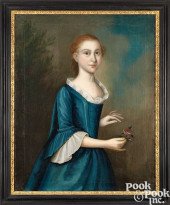 JOSEPH BADGER PORTRAIT OF ELIZ
