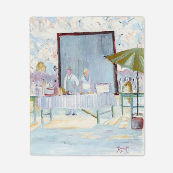 Joseph Barrett b.1936. Market