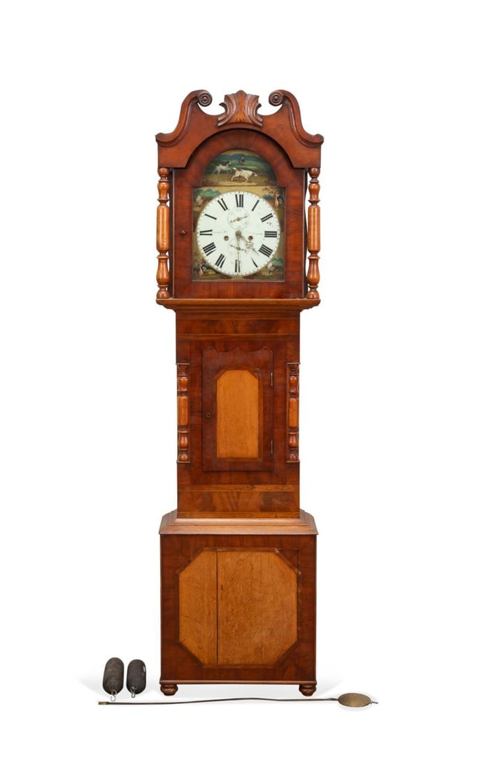JOSEPH BE TALL CASED CLOCK WITH