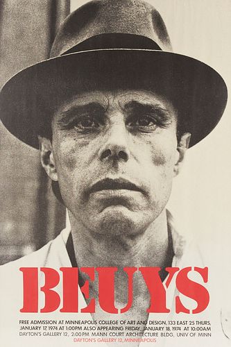 JOSEPH BEUYS EXHIBITION POSTER