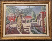 JOSEPH BIEL LANDSCAPE OIL ON C