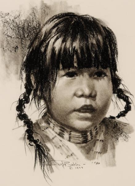 JOSEPH BOHLER (B. 1938) CHARCOAL ON