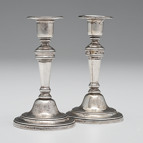 Joseph Carman Silver Candlesticks