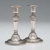Joseph Carman Silver Candlesti