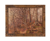 JOSEPH CARON, WINTER LANDSCAPE