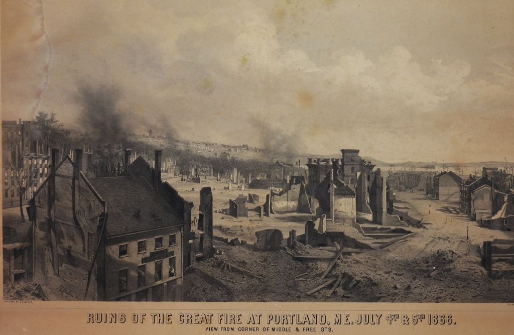JOSEPH E. BAKER GREAT FIRE AT