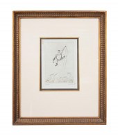 JOSEPH HECHT ETCHING "SINGE ET