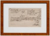 Joseph Hewes manuscript docume