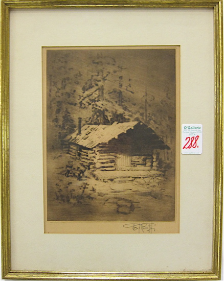 JOSEPH ''JOE'' KNOWLES ETCHING
