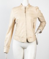 JOSEPH LAMBSKIN LEATHER MOTO J