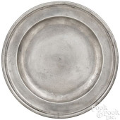 JOSEPH LEDDEL PEWTER PLATE<br>
