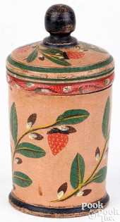 JOSEPH LEHN, LIDDED SAFFRON JA