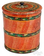JOSEPH LEHN PAINTED BUCKET WIT