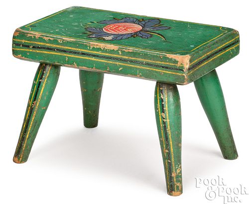 JOSEPH LEHN RARE PAINTED POPLAR
