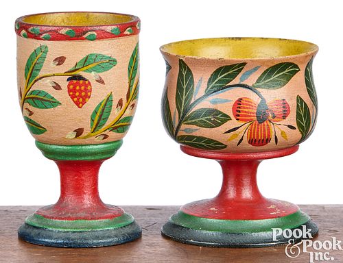 JOSEPH LEHN, TREENWARE EGG CUP