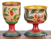 JOSEPH LEHN, TREENWARE EGG CUP