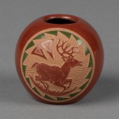 JOSEPH LONEWOLF, SGRAFFITO RED