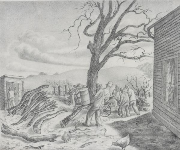 JOSEPH MEERT (1905-1990) GRAPHITE
