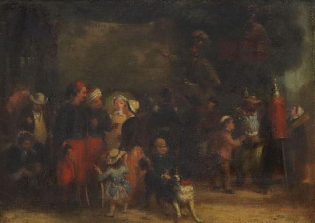 JOSEPH MORGAN (1839-1898) GENRE OIL