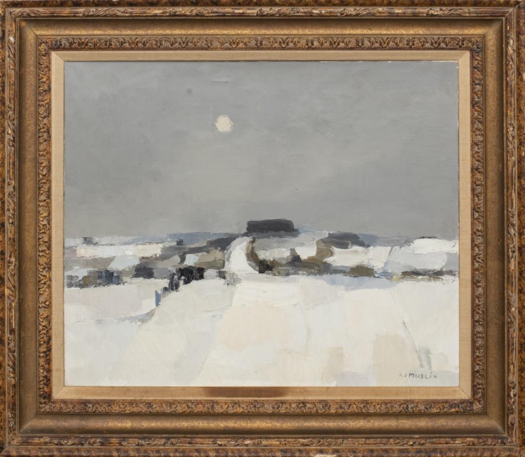 JOSEPH MUSLIN LANDSCAPE OIL ON