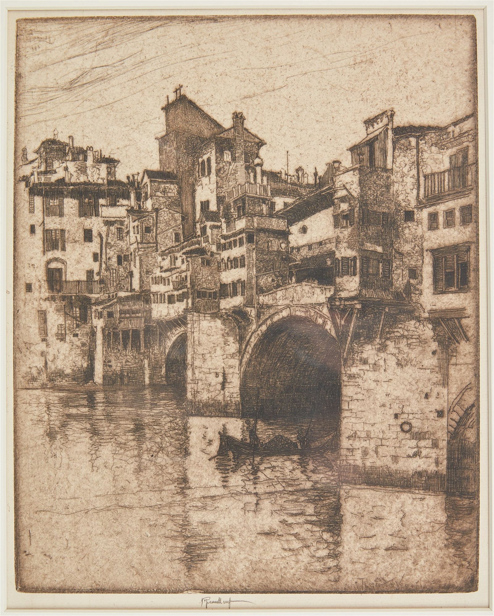 JOSEPH PENNEL, PONTE VECCHIO,