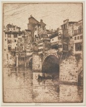 JOSEPH PENNEL, PONTE VECCHIO,