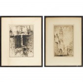 JOSEPH PENNELL, (2) SIGNED ETC