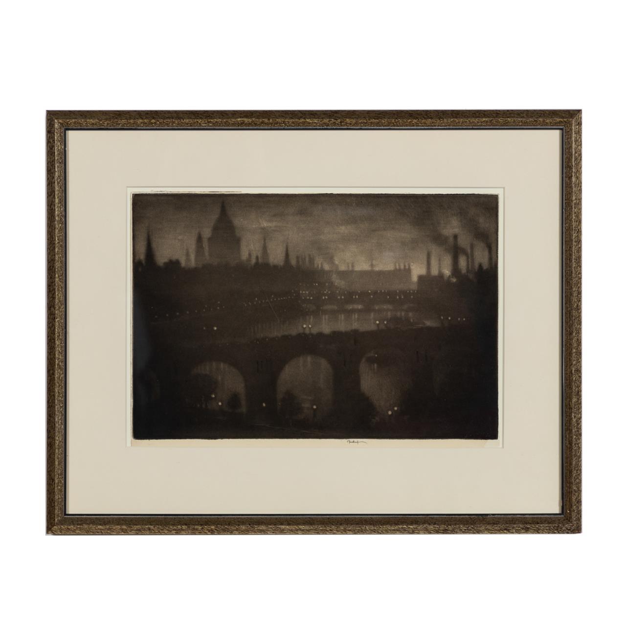 JOSEPH PENNELL, LONDON CITYSCAPE