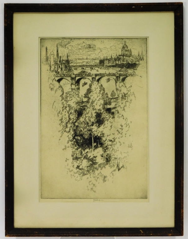 JOSEPH PENNELL LONDON THAMES