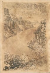 JOSEPH PENNELL NIAGARA ETCHING