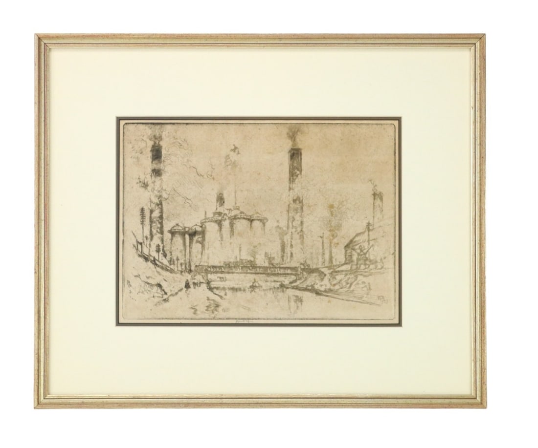JOSEPH PENNELL SIGNED ENGRAVING