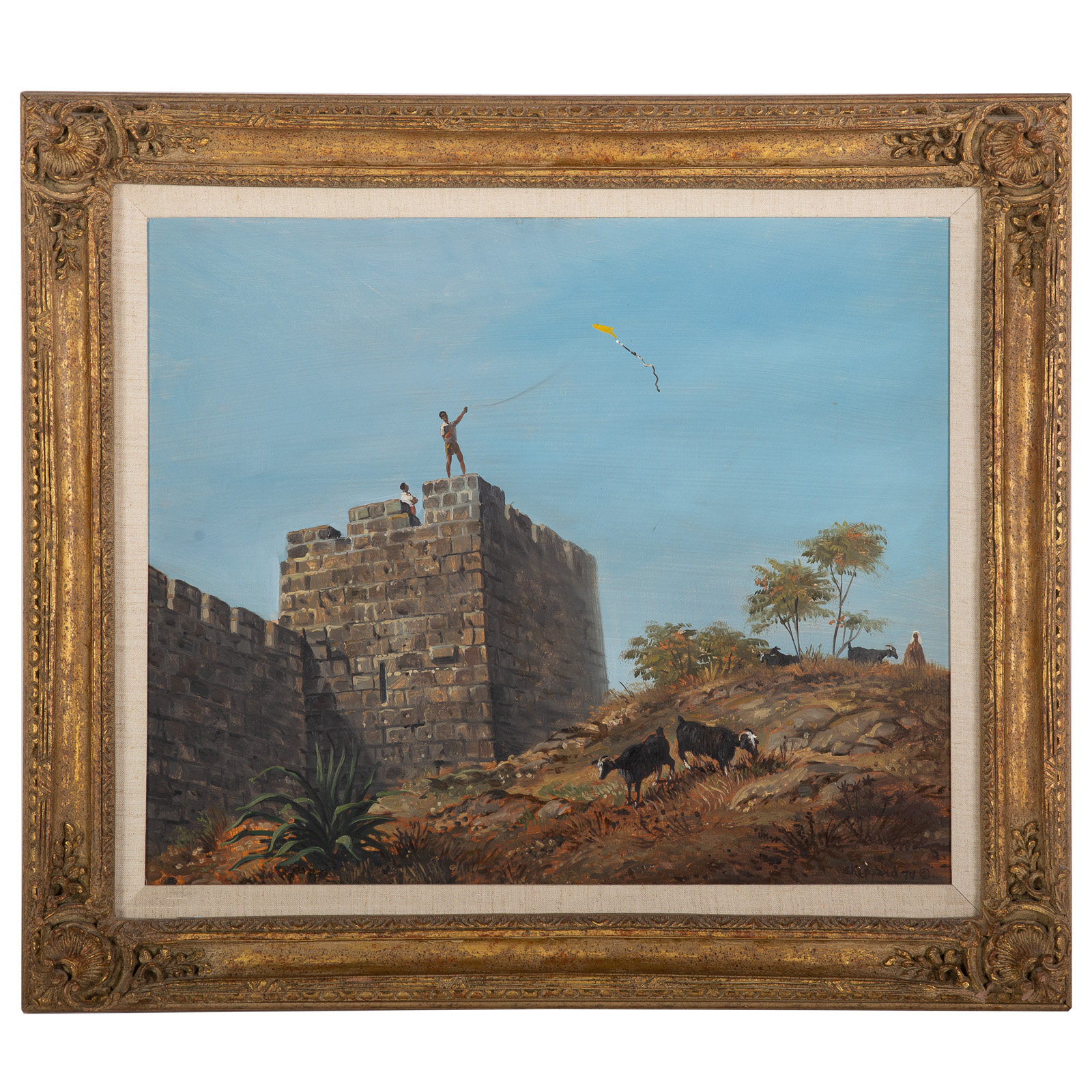 JOSEPH SHEPPARD. "BOY FLYING KITE,"