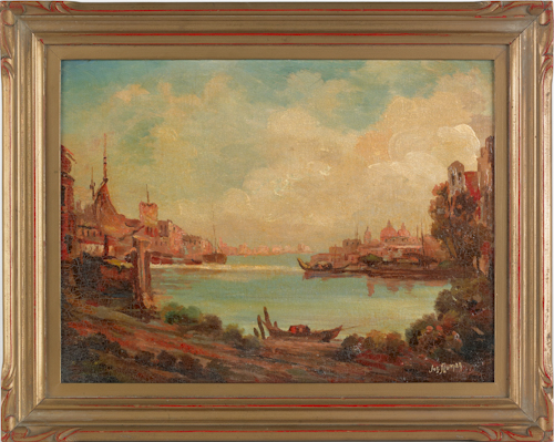 Joseph Sloman (b. 1883) oil on