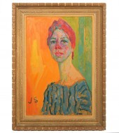 JOSEPH SOLMAN 'SUSAN SNOW' OIL