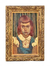 JOSEPH SOLOMAN PORTRAIT OIL ON