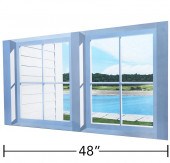 JOSEPH SOMERS 'WHITE ON BLUE'