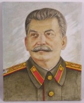 JOSEPH STALIN OIL PAINTING ON