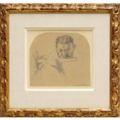 JOSEPH STELLA, PENCIL DRAWING